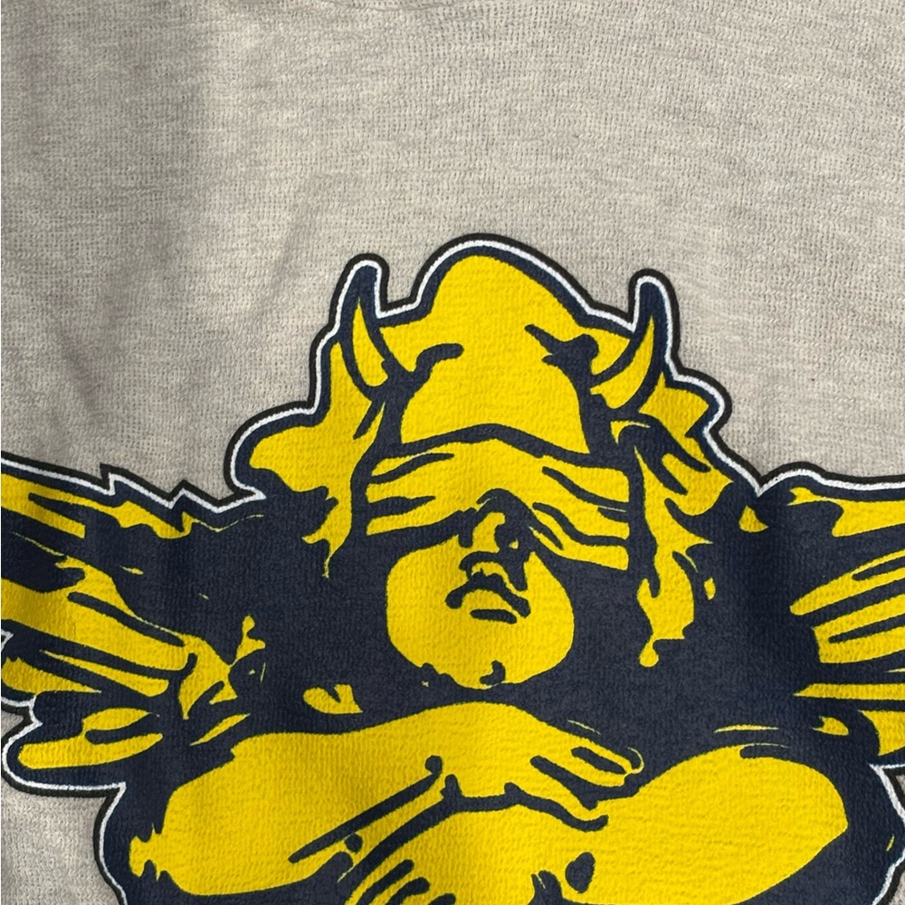 Boys Lie Gray Hoodie with Yellow Graphic - Picture 3 of 6